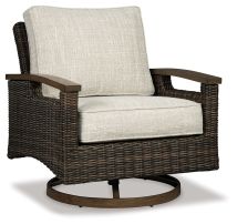Ashley Furniture P750-821 Paradise Trail - Swivel Lounge Chair (Set of 2) - Medium Brown