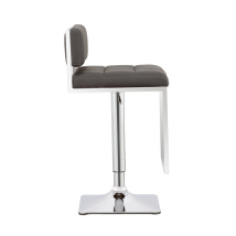 CoasterEssence 100195 Alameda - Adjustable Bar Stool - Chrome And Gray