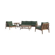 New Classic 60-G5587G-5S New Classic 60-G5587G-5S Ashton - 5 Piece Outdoor Set (Sofa & 2 Chairs & Coffee Table & End Table) - Moss