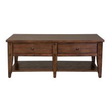 Liberty Furniture 210-OT1010 Liberty Furniture 210-OT1010 Lake House - Cocktail Table - Rustic Brown