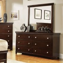 Furniture of America CM7113CH-D Spruce - Dresser - Brown Cherry