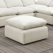 Furniture of America CM6974BG-OT Joel - Ottoman - Cream