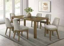 Coaster Fine Furniture 109351-S7 Castlewood - 7 Piece Rectangular Dining Set - Brown Oak
