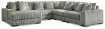 Ashley Furniture 21105S6 Ashley Furniture 21105S6 Lindyn - Left Arm Facing Corner Chaise 5 Pc Sectional - Fog