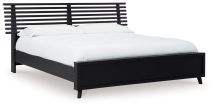 Signature Design by Ashley® B1013B9 Danziar - Black - King Slat Panel Bed