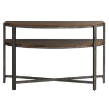 Liberty Furniture 348-OT1030 Breckinridge - Demilune Sofa Table - Dark Brown