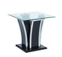 Furniture of America CM4372BK-E-PK Staten - End Table - Glossy Black
