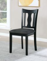 Furniture of America FOA3488SC-2PK Carbey - Side Chair (Set of 2) - Black / Gray