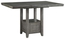 Ashley Furniture D589-42 Hallanden - Gray - Rectangular Dining Room Counter Extension Table