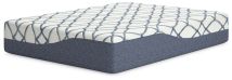 Sierra Sleep® by Ashley M42731 14 Inch Chime Elite 2.0 - White / Blue - Queen Mattress