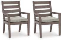 Signature Design by Ashley® P564-601A Hillside Barn - Gray / Brown - Arm Chair With Cushion (Set of 2)
