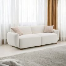 ACME LV04540 Darius - Sofa With 2 Pillows - Beige Boucle