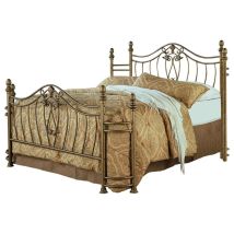 CoasterEssence 300171KE-SET Sydney - Eastern King Open Frame Bed - Brushed Gold