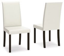 Ashley Furniture D250-01 Kimonte - Dining UPH Side Chair (Set of 2) - Ivory