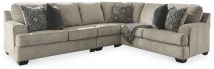 Ashley Furniture 56103S2 Ashley Furniture 56103S2 Bovarian - Left Arm Facing Loveseat 3 Pc Sectional - Stone