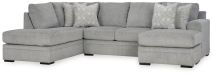 Signature Design by Ashley® 52906S2 Casselbury - Cement - 2-Piece Sectional With Laf Corner Chaise