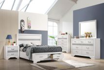 CoasterEveryday 205111F-S5 Miranda - Full 5 Piece Bedroom Set - White