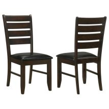 CoasterEveryday 102722 Dalila - Wood Dining Side Chair (Set of 2) - Cappuccino