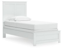 Ashley Furniture B139B41 Ashley Furniture B139B41 Bostwick Shoals - Twin Panel Bed With Framed Footboard - White