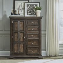 Liberty Furniture 361-BR42 Liberty Furniture 361-BR42 Big Valley - Door Chest - Brownstone