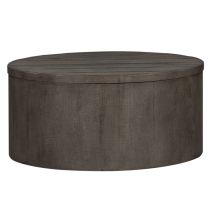 Liberty Furniture 406-OT1011 Modern Farmhouse - Drum Cocktail Table - Dusty Charcoal