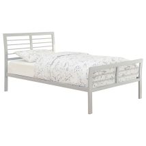 CoasterEveryday 300201F Cooper - Metal Full Open Frame Bed - Silver