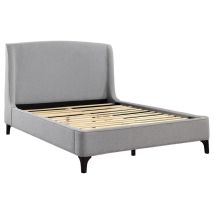 Coaster Fine Furniture 306021Q Mosby - Upholstered Queen Wingback Bed - Gray