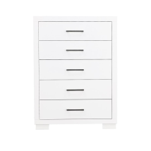 CoasterEssence 202995 Jessica - 5-Drawer Bedroom Chest - Cream White