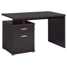 CoasterEveryday 800109 Irving - 2-Drawer Office Computer Desk - Cappuccino