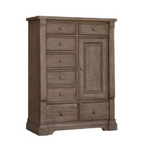 Samuel Lawrence Furniture S958-042 Lawson's Creek - 8-Drawer Door Chest - Dark Brown