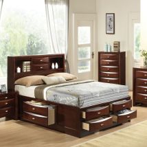 ACME 21596EK Ireland - Eastern King Bed - Espresso