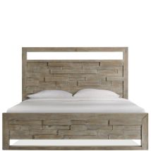 Riverside Furniture 39380-39381-39372 Riverside Furniture 39380-39381-39372 Intrigue - King LED Panel Bed - Hazelwood