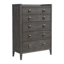 Intercon PO-BR-N9505-BDL-C Portia - Drawer Chest - Brushed Brindle