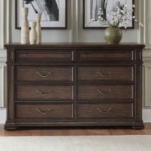 Liberty Furniture 765-BR31 Providence Park - 8 Drawer Dresser - Chateau Brown