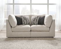 Signature Design by Ashley® 98707/77(2) Kellway - Bisque - Loveseat 2 Pc Sectional