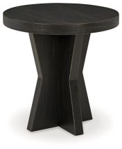 Signature Design by Ashley® T841-6 Galliden - Black - Round End Table