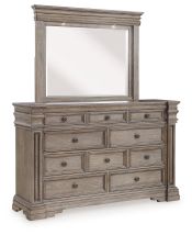 Signature Design by Ashley® B916B1 Blairhurst - Light Grayish Brown - Dresser And Mirror