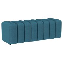 Coaster Fine Furniture 910293 Summer - Fabric Upholstered Tufted Accent Bench - Peacock Blue