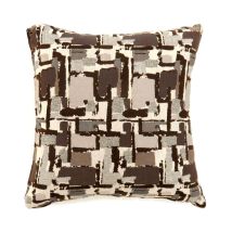 Furniture of America PL6003BR-S-2PK Concrit - Pillow 18" (Set of 2) - Brown