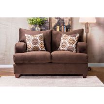 Furniture of America SM6131-LV Wessington - Loveseat - Chocolate