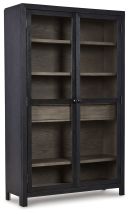 Ashley Furniture A4000507 Ashley Furniture A4000507 Lenston - Accent Cabinet with 2 Doors - Black / Gray