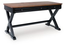 Ashley Furniture H664-34 Wildenauer - Home Office Desk - Brown / Black