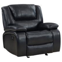 Coaster Fine Furniture 610246 Camila - Upholstered Glider Recliner Chair - Black