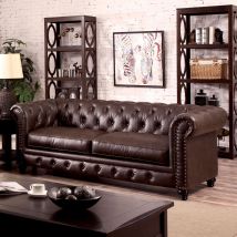 Furniture of America CM6269BR-SF-VN Stanford - Sofa - Brown