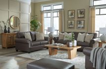 Benchcraft® 55503/38/35/20/14 Benchcraft® 55503/38/35/20/14 Roxmere - 4 Pc. - Sofa, Loveseat, Chair, Ottoman - Umber