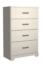 Ashley Furniture B2588-44 Stelsie - White - Four Drawer Chest