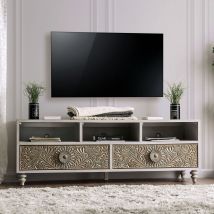 Furniture of America FOA7882TV Jakarta - TV Stand - Antique White