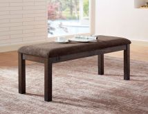 Furniture of America CM3790BN Burton - Bench - Walnut / Ash Brown