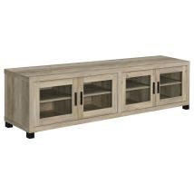 CoasterEssence 736283 Sachin - 4-Door Engineered Wood TV Stand - Distressed Pine