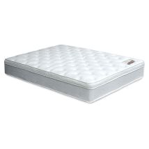 Furniture of America DM315CK-M Bird Of Paradise - Euro Pillow Top Mattress Memory Foam - White